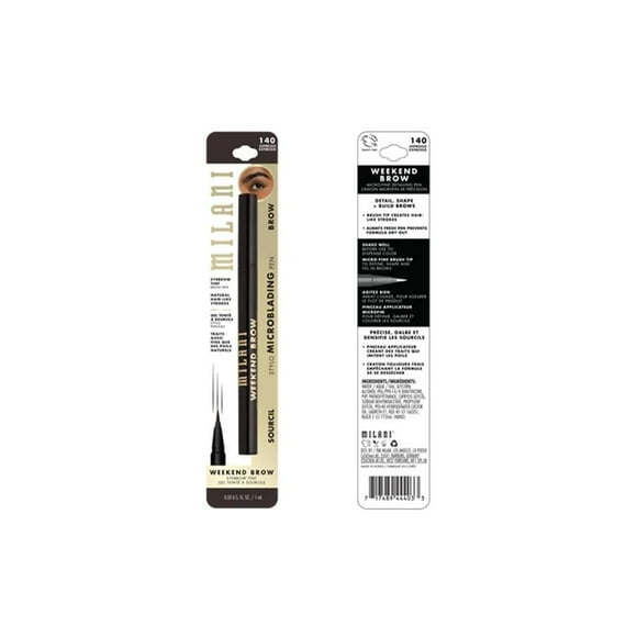 Delineador de cejas Milani weekend brow tint espresso rellenador 1 ml