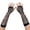Black, variant on Fgnfyis Sparkly Rhinestone Mesh Fingerless Carnival Gloves for Women Party Dance Performance Accessories Red
