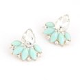 thumbnail image 3 of Pendientes de Hojas Brillantes Temperamento Ol Color Verde onlyliua, 3 of 4