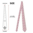 thumbnail image 3 of Xecao Lilies Flowers Print Tie For Men Necktie Woven Jacquard Neck Ties,Classic Men's Tie, 3 of 7