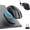Black, variant on ESR MagMouse Bluetooth Wireless Mouse Compatible with Laptops, Rechargeable with Built-in Cable & Reusable Adhesive Holder, BT 5.0 + 2.4 GHz Silent Ergonomic, White