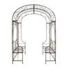 The Cool Metal Arch With Bench
