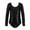 Black, variant on lnmuld Long Sleeve Romper Girls Long Sleeve Shiny Ballet Leotard Bodysuit for Gymnastics Dance and Yoga Performance Size:9-10 Years