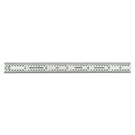 6 in. Flexible Chrome Rule