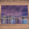 thumbnail image 5 of Ambesonne Urban Jigsaw Puzzle Durable Cardboard, New York City Landmarks, 1000 pcs, Violet Purple, 5 of 5