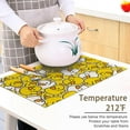 thumbnail image 2 of Placemats Set of 6,Cute Duck Linen Place Mats Modern Washable Table Placemats 12"x18" Heat Resistant Table Mats for Dining Kitchen Party Holiday Decoration, 2 of 6