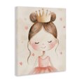 thumbnail image 2 of Stupell Industries Cottage Pink Ballerina in Crown Canvas Art, 16 x 20, by Creative Studio, 2 of 8