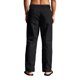 thumbnail image 5 of Pantalones largos de lino para hombre, de color liso, para primavera y verano, estilo fino, de imitación de lino, informales, rectos, con cordón ajustable, de color liso, 5 of 9