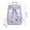 Purpel, variant on PVC Clear Backpack with Adjustable Straps Water Resistant, Multiple Pockets for Travel, Gym, Concerts & Daily Essentials