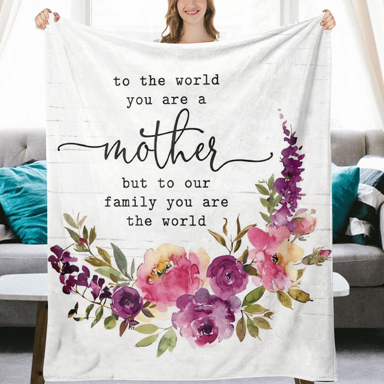 Gifts for Mom, Christmas Birthday Gifts for Mom from Daughter, Mother  Daughters Blankets Gift Ideas, Mom Blanket(Size:50x60) 