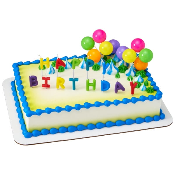 Cake Decoration Happy Birthday Neon Candles DecoSet®