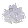 thumbnail image 4 of 50 Unids Etiqueta de Llaves con Tarjetas Blancas de Escritura Tarjetas de Identificación para Equipaje Mascotas - blanco Sunnimix Etiquetas para llaveros, 4 of 8
