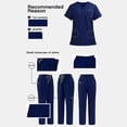 thumbnail image 5 of Uniforme quirúrgico de secado rápido y elástico en 4 direcciones para hospital, ropa de trabajo para enfermeras y médicos, cómodo., 5 of 5