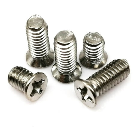 

ZX 50pc M1.6 M2 M2.5 M3 M4 304 A2-70 Stainless Steel Non-Standard Phillips Flat Countersunk Bolt Screw Small Head Dia 2.5/3/4/5/6mm (Size : M4x5x5.5mm)-0810