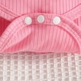 thumbnail image 5 of Baby Onesies Girl Baby Girl Summer Clothes Cute Newborn Girl Outfits Sleeveless Lace Solid Color One Piece Romper + Headband 2pcs Set, 5 of 7