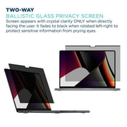 Tech Armor Magnetic Privacy Film Screen Protector Designed for MacBook Pro Retina 16 Inch 2021 , Easy Magnet Removal 1 Pack