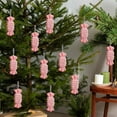 thumbnail image 5 of Macaron Christmas Ornament, Cute Foam Candy Tree Pendant, Soft Holiday Decoration for Gift Box Party, Safe for Anyone.(Pink-E), 5 of 6