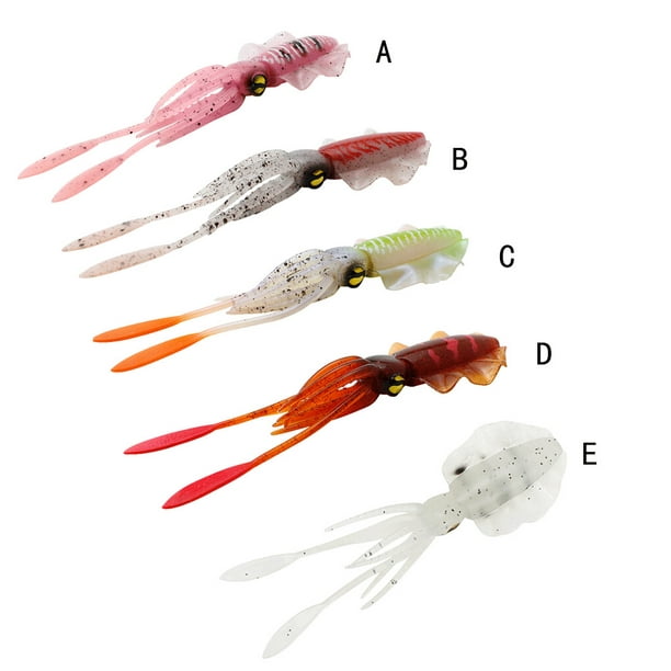 15cm False Octopus Bait Luminous Bionic Fishing Tools Well Made