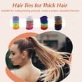 thumbnail image 5 of Hair Ties No Damage - 203 Pcs 4mm Rubber Bands for Hair, 20 Colors, Medium Size Colorful Hair Ties for Women and Girls, 5 of 7