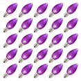 thumbnail image 2 of Vickerman XLEDC76T-25 C7 Faceted LED Purple Twinkle Replacement Bulb - 25 per Bag, 2 of 2
