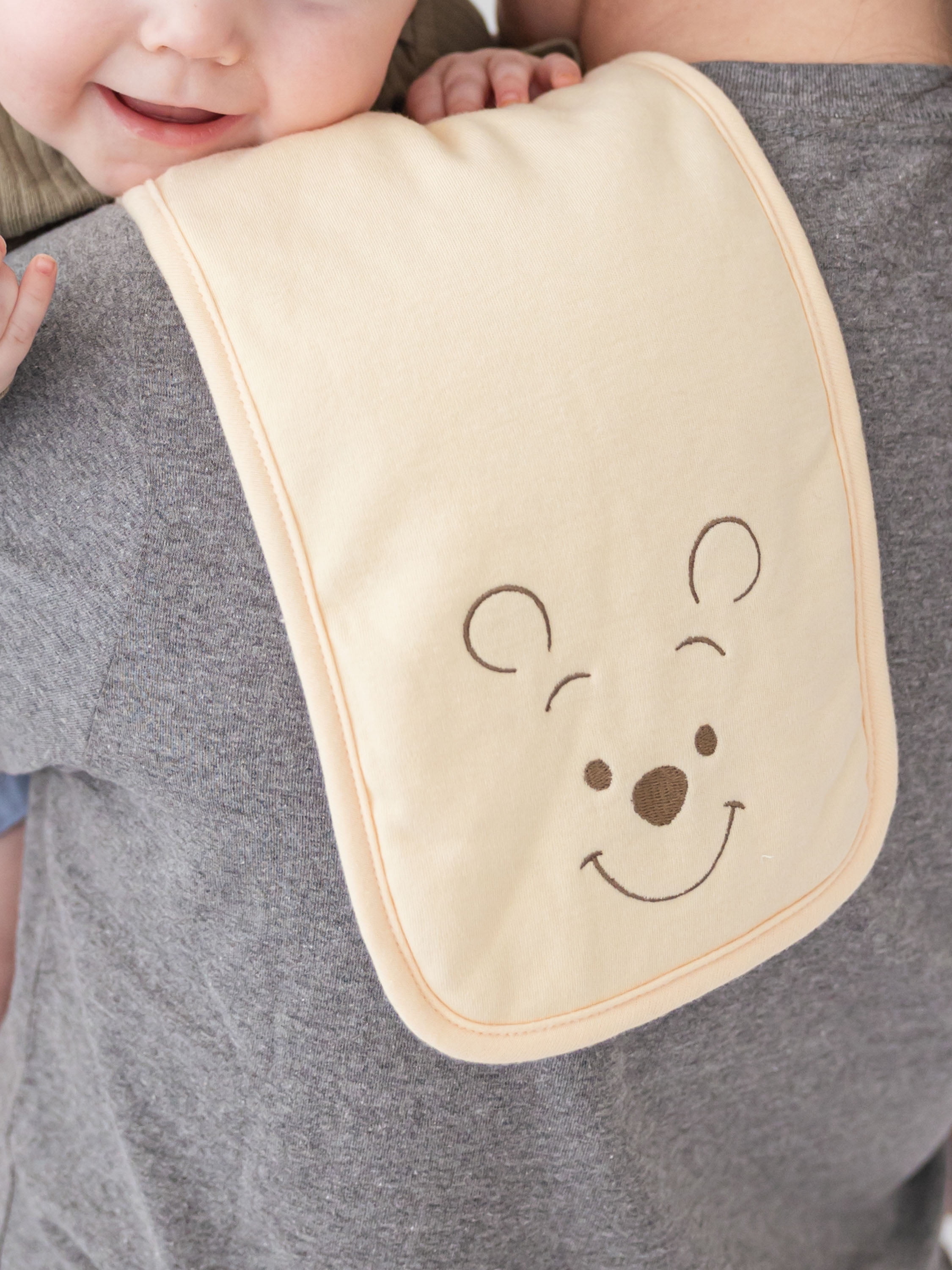 Disney Winnie The Pooh 3 Pack Unisex Newborn Burp Cloth