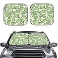thumbnail image 2 of Haiem Cute Crocodile Car Windshield Sun Shade (2 Pieces) Foldable Windshield Sun Shade Car Accessories for Truck SUV Pickup-Small, 2 of 7