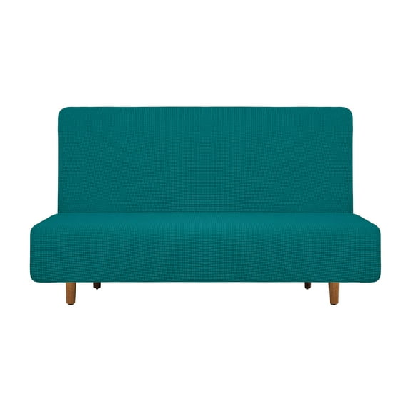 Stretch Sofa Bed Cover, Couch Slipcover Fit Length 61"-73", Dark Green