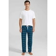 thumbnail image 2 of HiddenValor Mens Plaid Cotton Pajama Lounge Pants, 2 of 4