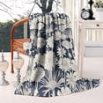 thumbnail image 3 of Pioneer Flower Floral Print Pattern Blanket,Comfortable Soft Flannel Throw Blanket,All Season,Warm Lightweight Blankets for Sofa Bed Couch Living Room Chair,50"x60", 3 of 4