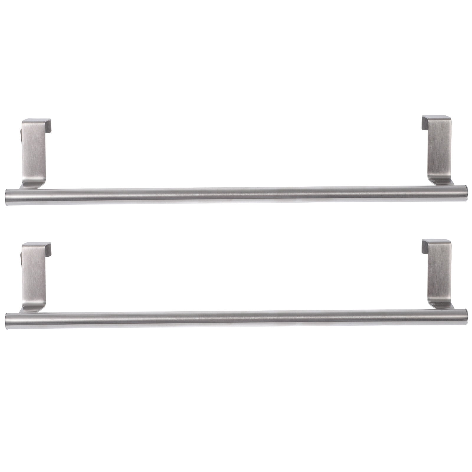 2Pcs Bathroom Stainless Steel Towel Shelves No Holes Multifunctional Towel Racks