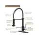 thumbnail image 4 of 1pc Hoimpro Brass High Arc Spring Kitchen Faucet With Pull Down Sprayer With Cover Plate, Commercial Rv Single Lever Kitchen Sink Faucet With CUPC Hos, 4 of 4