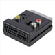 thumbnail image 3 of 3X el Conmutable Euroconector Macho A Hembra S-Video 3 Adaptador de Audio, 3 of 6