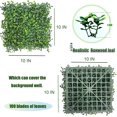 thumbnail image 2 of Artificial Grass Wall Backdrop: 10"x 10"(26P) Boxwood Faux Green Wall Panels for Interior Wall, Greenery Wall,Garden and Indoor Outdoor Plant Decor, 2 of 6