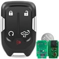 Keyless Entry Remote Key Fob, 5 Button Car Proximity Smart Key Fit for
