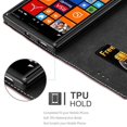thumbnail image 3 of Cadorabo Case for Nokia Lumia 830 Cover Book Wallet Screen Protection PU Leather Flip Magnetic Etui, 3 of 6