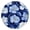 Pioneer Flower Floral-1, variant on Pioneer Flower Floral Print Pattern Round Fitted Tablecloth with Elastic Edge,Dining Table Cover Waterproof,Outdoor Round Tablecloth for Camping,Dining,Indoor and Outdoor