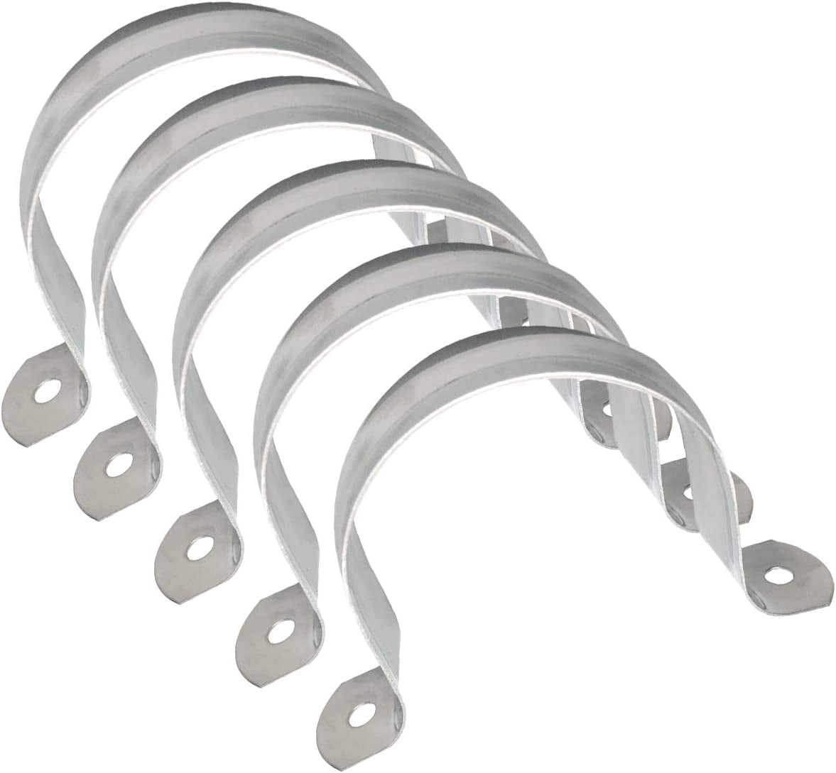 OhLectric OL-43084 Heavy Duty Rigid Pipe Strap - Sturdy One Hole Steel Straps  Highquality Zinc Plated Steel  Re Ap B093q7zb22 - View #5