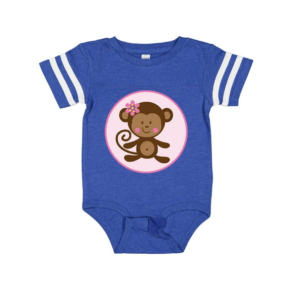 Inktastic Monkey Girl Girls Baby Bodysuit