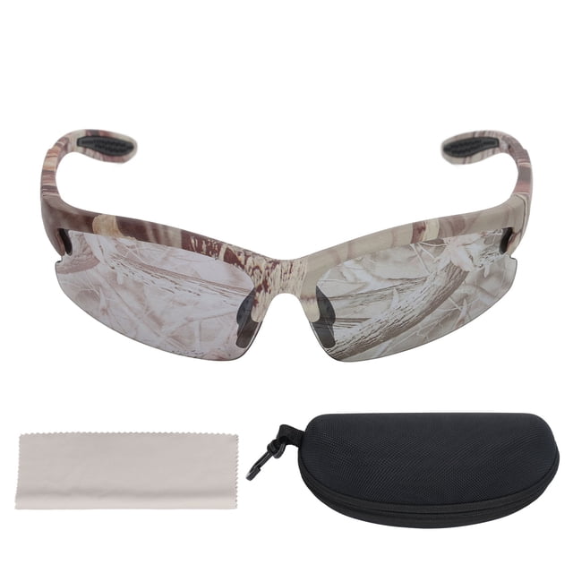Gafas de camuflaje, ligeras, robustas, de medio marco, antiimpacto, gafas de camuflaje para viajar y pescar