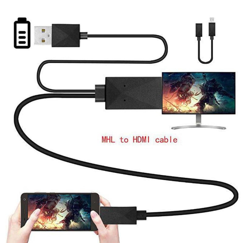 Para Samsung Galaxy S4 MHL Micro USB a HDMI 1080P HD TV Cable Adaptador Convertidor 