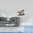 thumbnail image 2 of Estatua De Caballo ángel, Estatuilla De Resina, Escultura, Adorno, Obra De Arte, Decoración Coleccionable Para Escritorio De Oficina, Estantería, Sala De Estar, Pasillo, Decoración Del Hogar, 2 of 8