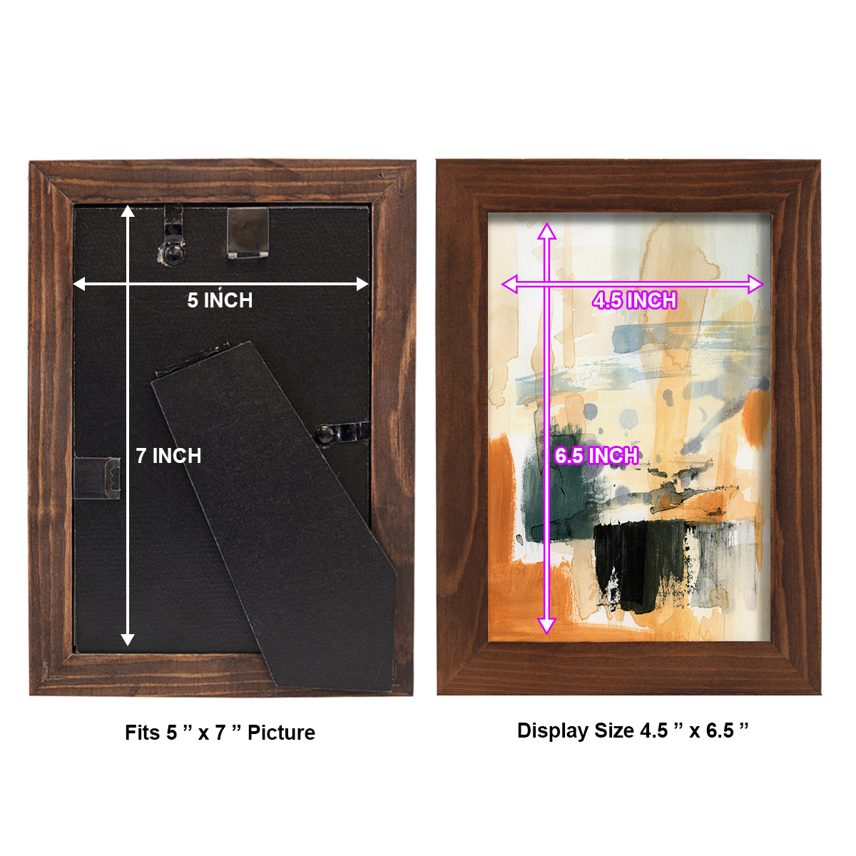 Seria III - Framed Print w/glass - Chestnut