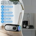 thumbnail image 4 of Digital Alarm Clock Bluetooth Speaker with Fm Radio, Digital Smart Alarm Clock Wireless Radio with Dual Alarm, LED Mirror Display, Hands-Free Calling, Great for Nightstands, Offices and Kitchens, 4 of 11