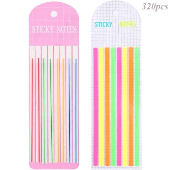 Mahjong Line Finder Colorful Translucent 320 Strip Index Label Marker