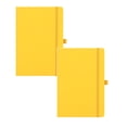 thumbnail image 4 of Clearance Under $7.5! 2Pc A5+A6 Strap Notebook Yellow Composition Notebook Notepad, 4 of 5
