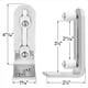thumbnail image 4 of 4X Rodamientos de Bolas de GuíA de Piso de Puerta Corrediza Cromada System de Montaje en Pared con Rodillo de SuspensióN Ajustable para Puertas de Todos los TamañOs, 4 of 5