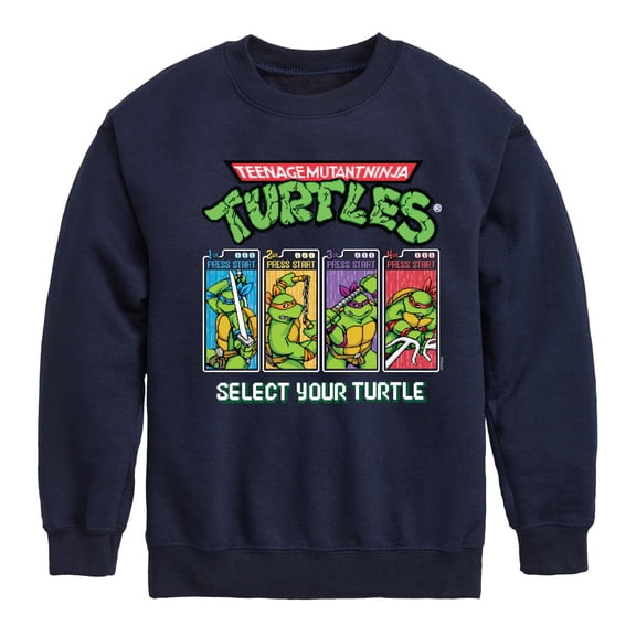 Teenage Mutant Ninja Turtles - Select Your Turtle Video Game Graphic Long Sleeve Fleece Sweatshirt