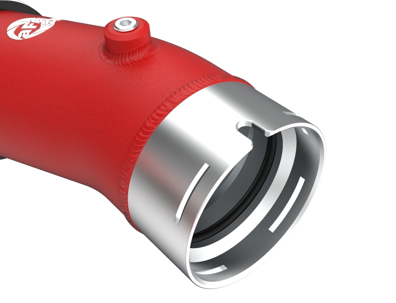 BladeRunner 2-1/2 IN & 3 IN Aluminum Hot and Cold Charge Pipe Kit Red