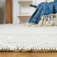 thumbnail image 4 of SAFAVIEH Marbella Riagan Diamond Runner Rug, Ivory/Grey, 2'3" x 9', 4 of 8