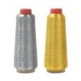 thumbnail image 1 of HLONK 2 Rolls Silver Embroidery Thread Sewing Cross Stitch, 1 of 8